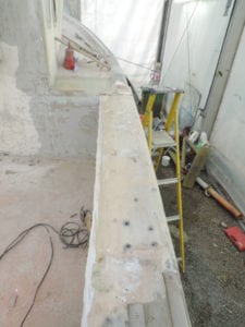 Tizzardlee-on pre boat refit works at Mylor Yacht Harbour