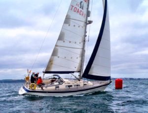 Hallberg Rassy Pisces competing Falmouth Week 2018