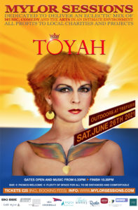 Toyah plays Mylor Sessions. 26th June 2021 at Trefusis House, Cornwall.