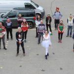 Christmas Jumper Day at Mylor yacht Harbour Dec 2021